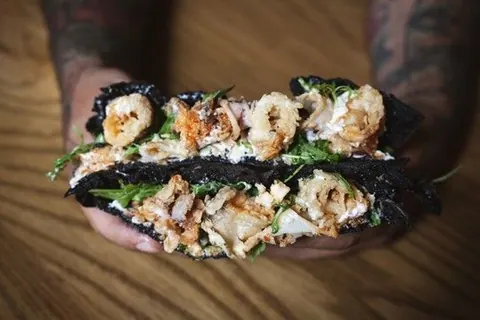 Pizza de calamares